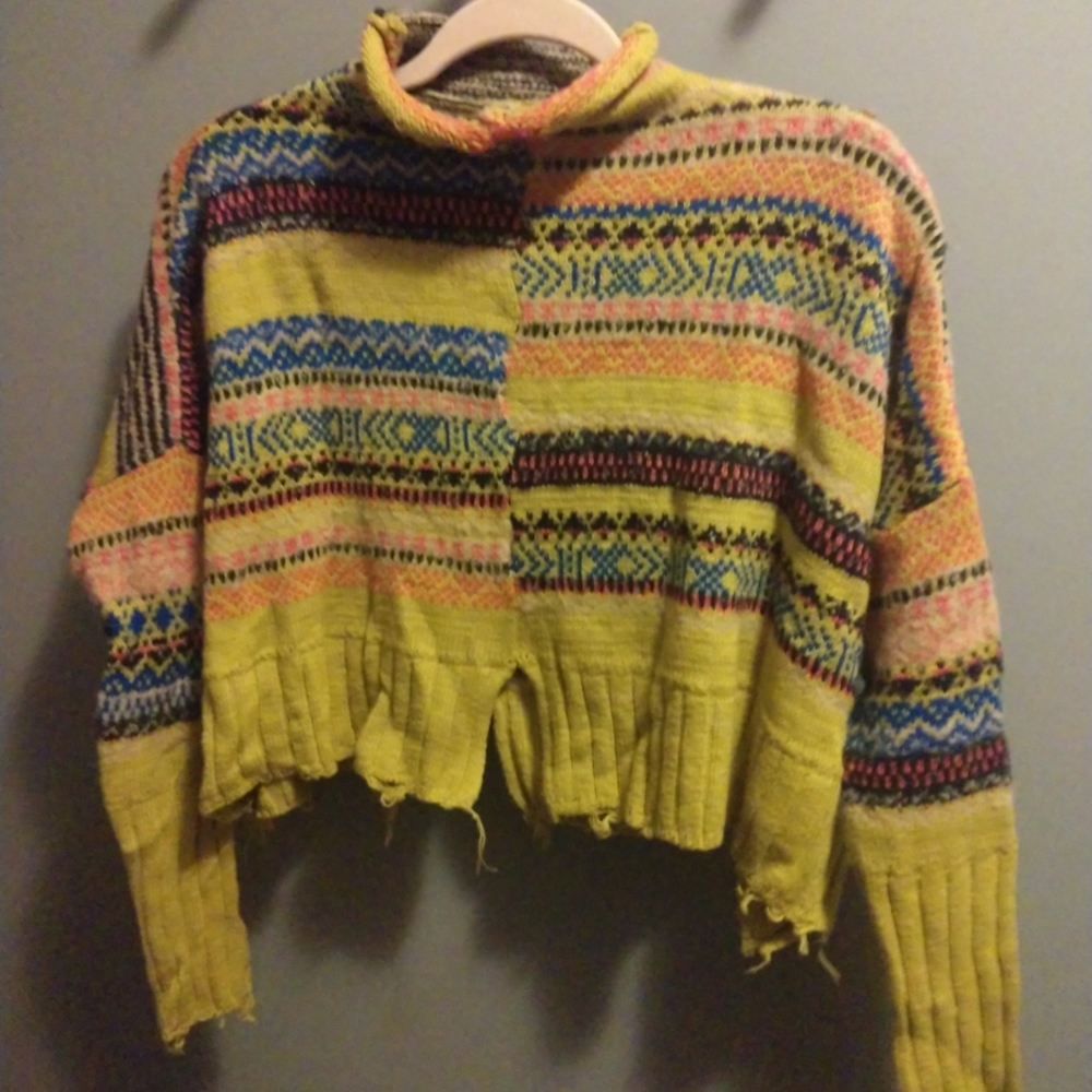 Free People cropped sweater